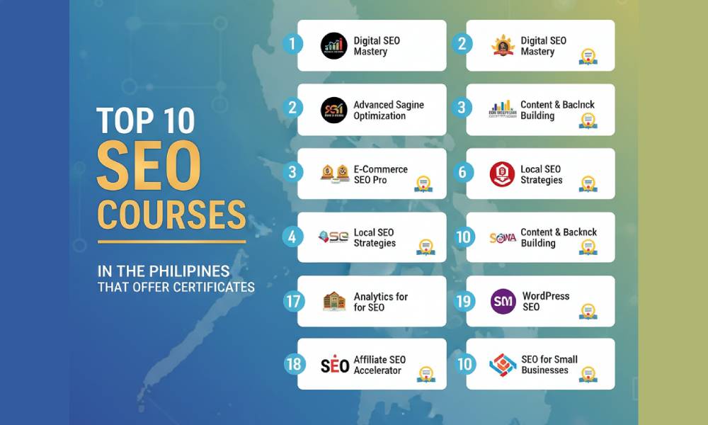 SEO online courses with certificate